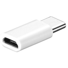 micro USB - USB type C - WHITE