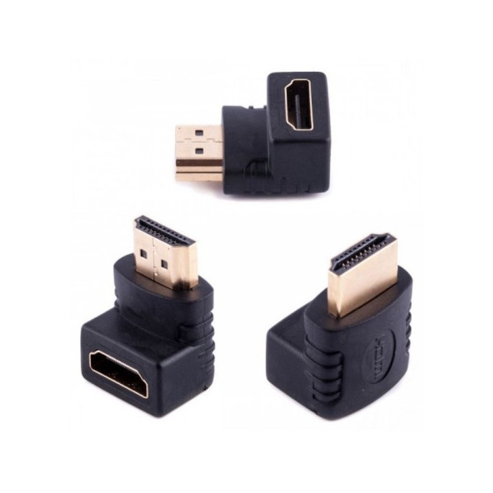 HDMI F - HDMI M, Ъглов