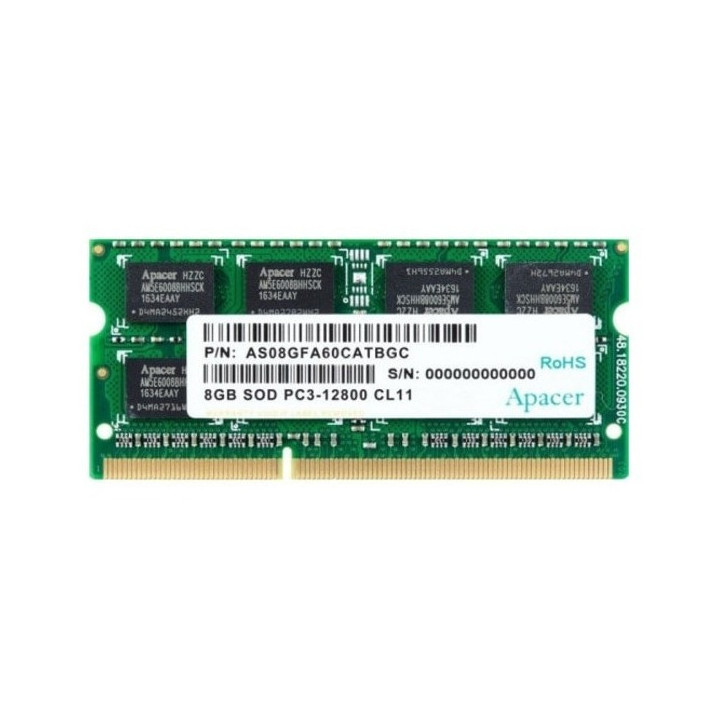 8GB SODIMM DDR3 1600 1.5V