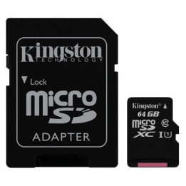 MicroSD Kingston 64GB Cl. 10+A