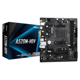 ASROCK A520M HDV s.AM4