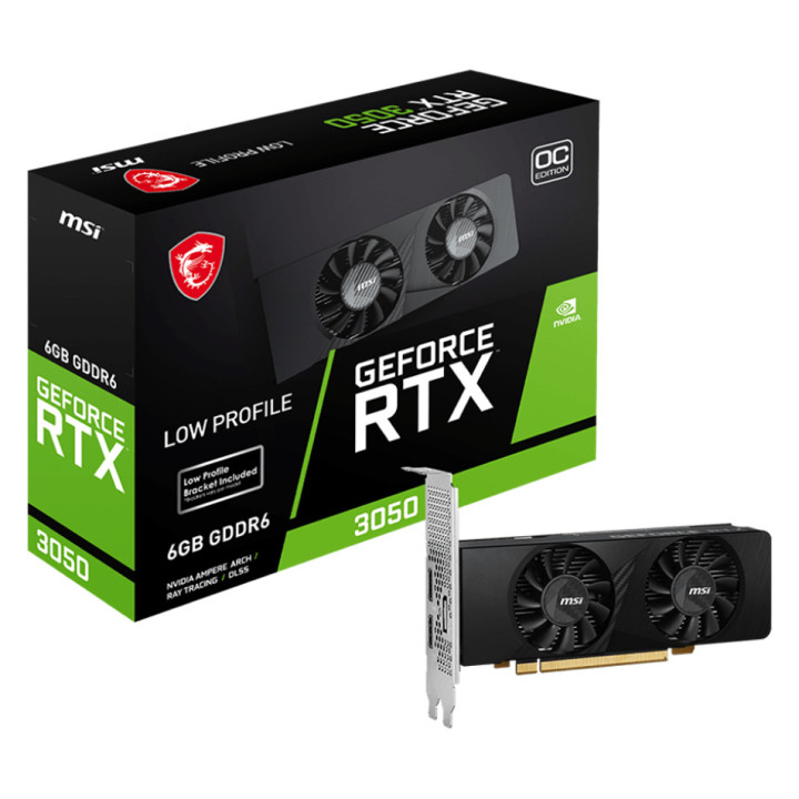 MSI RTX 3050 LP 2X OC 6GB