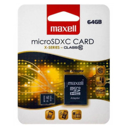 Micro SD 64GB MAXELL CL.10
