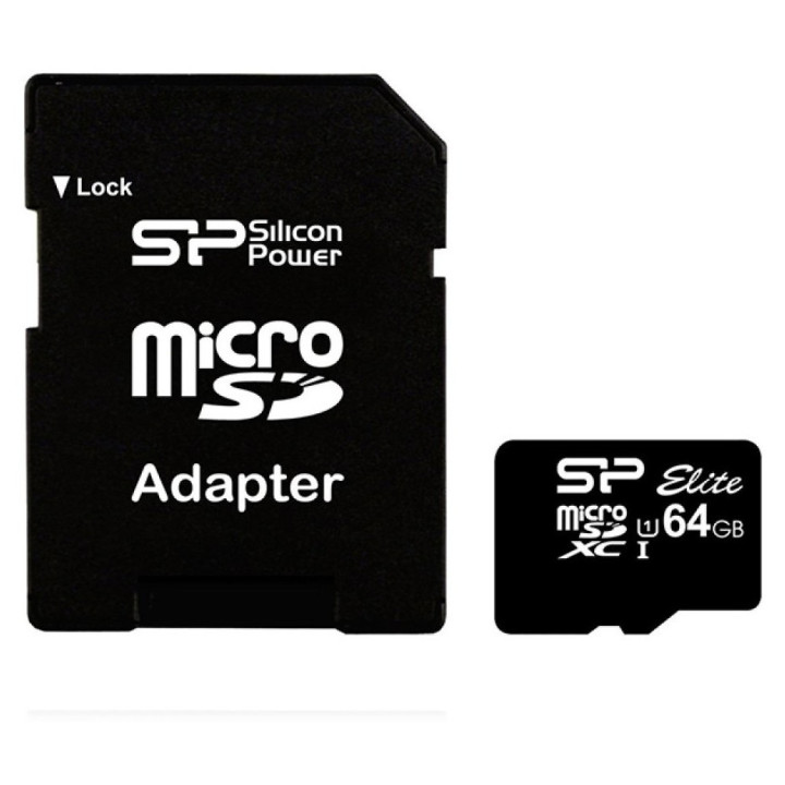 Micro SD 64GB Silicon CL.10
