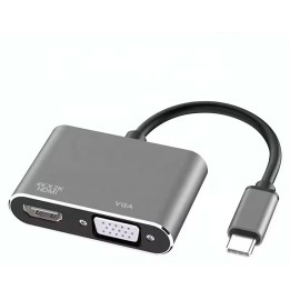 USB C 3.0 към HDMI+VGA