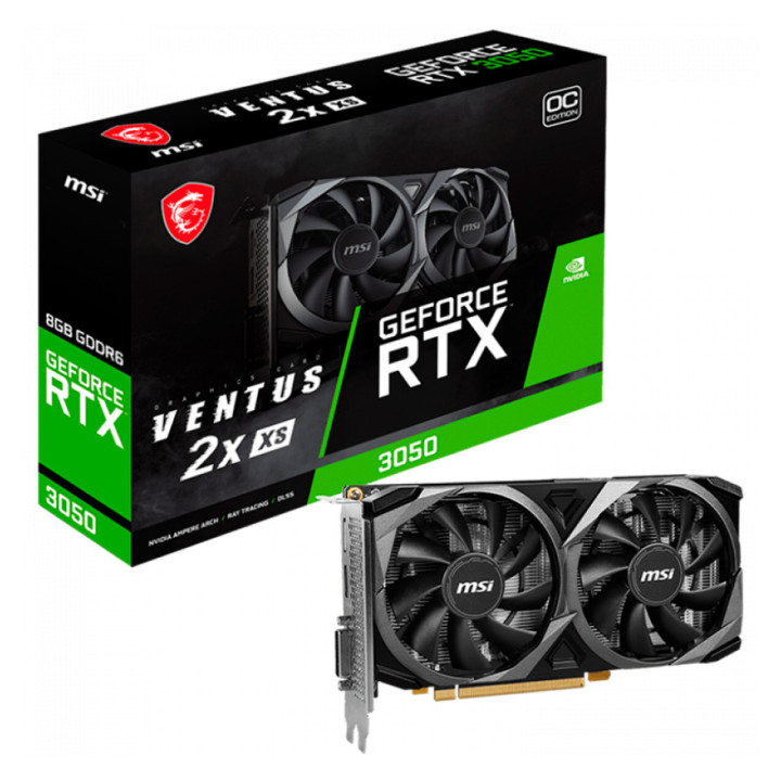 MSI RTX 3050 VENTUS 2X OC 8GB