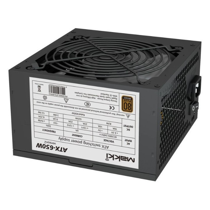 Захранване Makki 650W Bronze