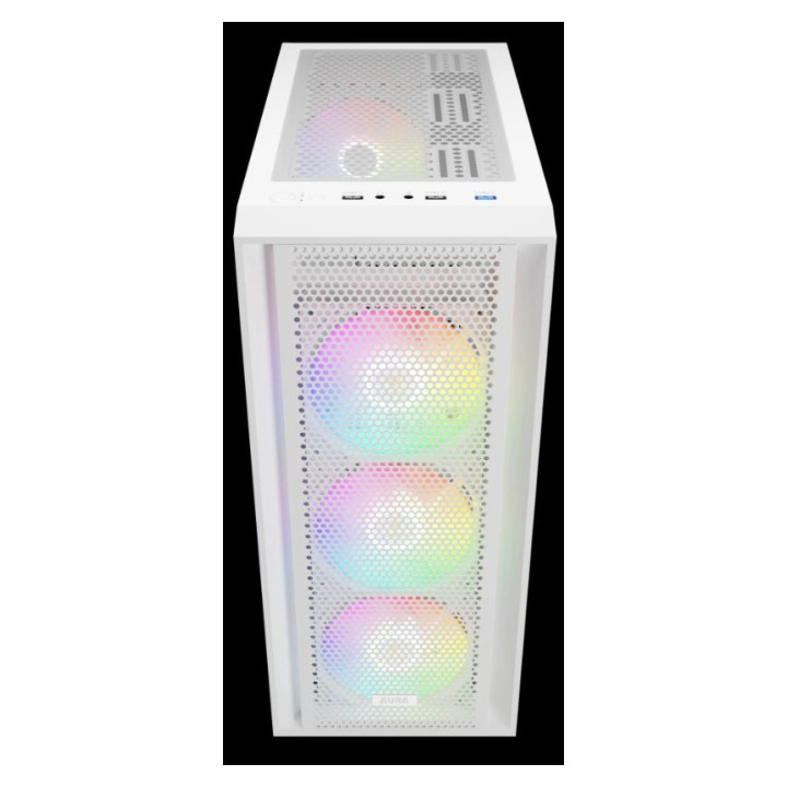 Кутия Gamdias AURA WHITE NoPSU