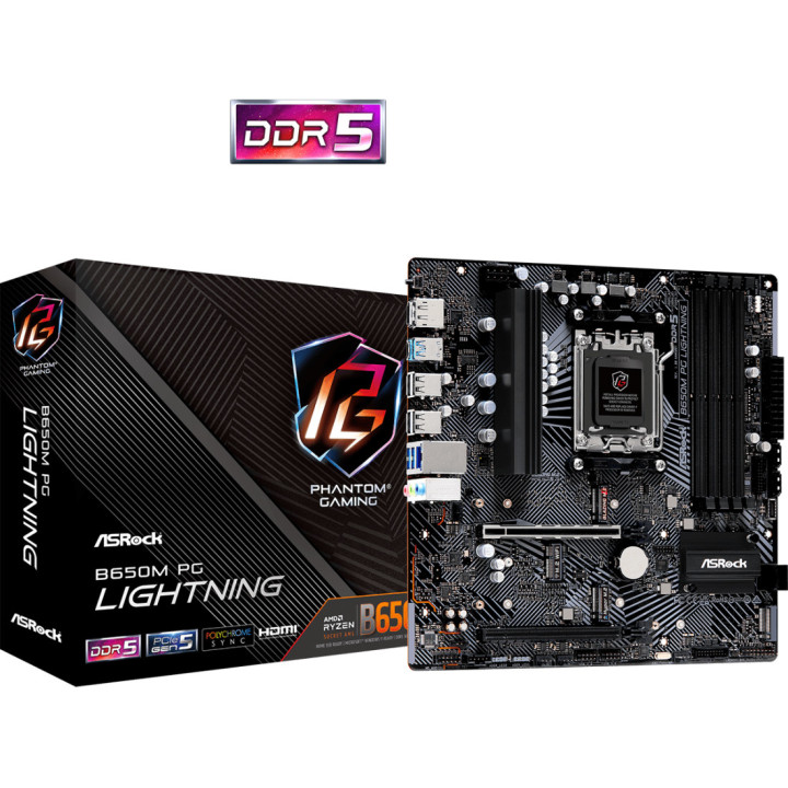 ASROCK B650M PG LIGHTING AM5