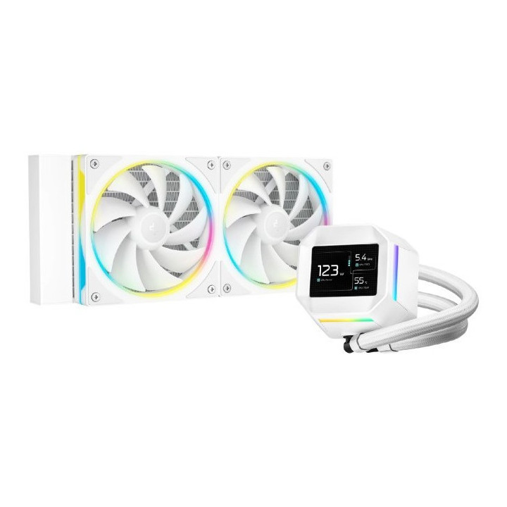Водно охлаждане 240 IPS white