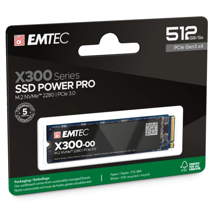 SSD EMTEC X300 512GB NVME