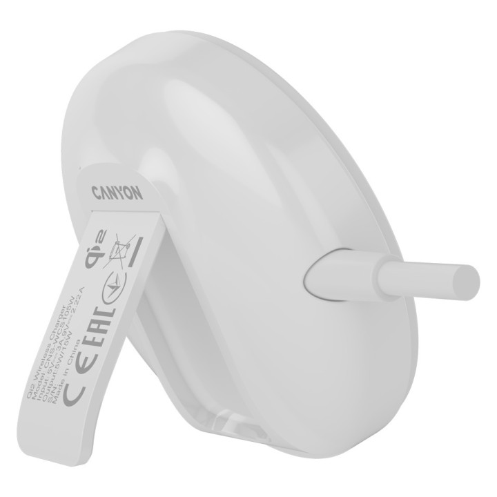 CANYON wireless charger WS-105 15W Qi2 White