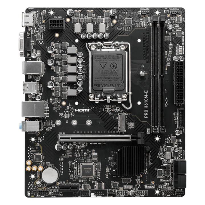 MSI PRO H610M-E