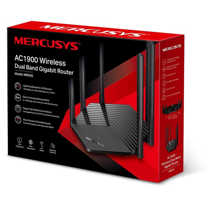 Mercusys MR50G AC1900 WiFi6