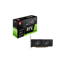 MSI Video Card Nvidia GeForce RTX 3050 LP E 6G OC