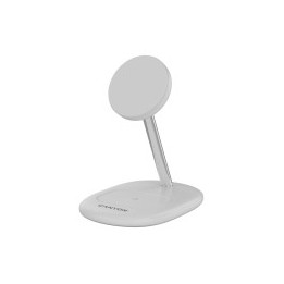 CANYON wireless charger WCS-205 15W Qi2 2in1 White
