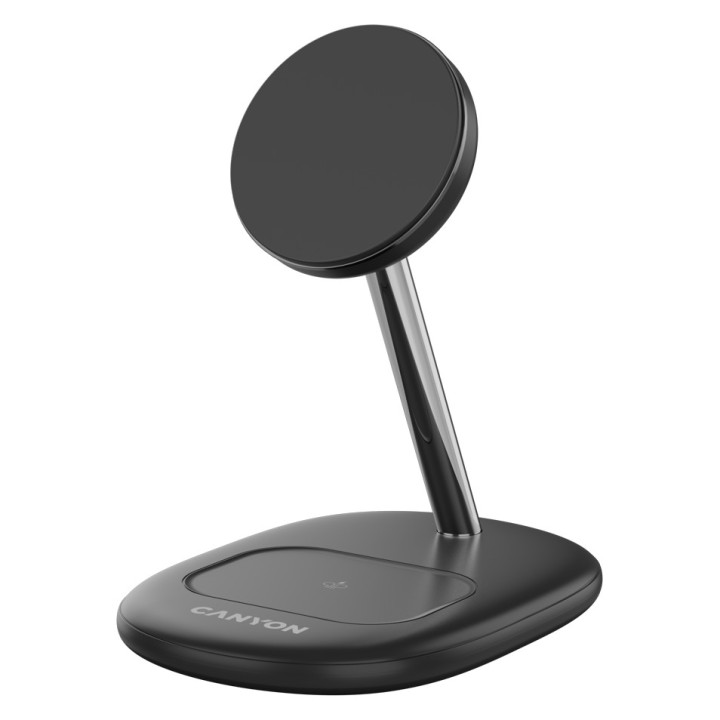 CANYON wireless charger WCS-205 15W Qi2 2in1 Black