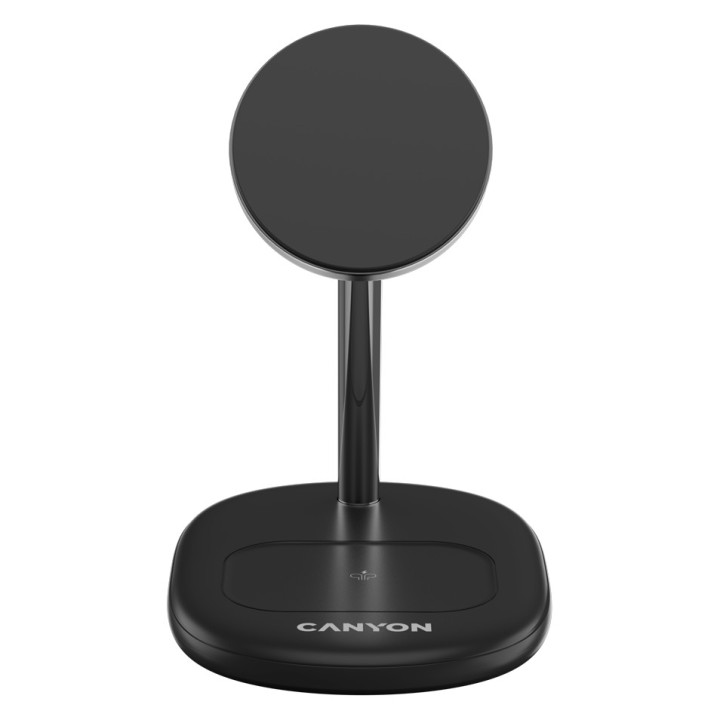 CANYON wireless charger WCS-205 15W Qi2 2in1 Black