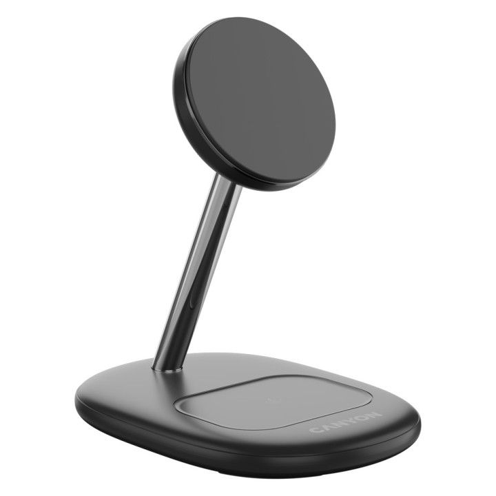 CANYON wireless charger WCS-205 15W Qi2 2in1 Black