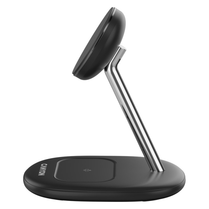 CANYON wireless charger WCS-205 15W Qi2 2in1 Black