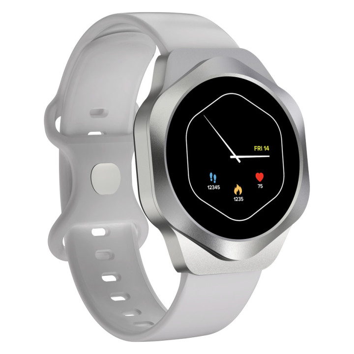 CANYON Smart Watch Hexagon 88 BT-CALL Silver