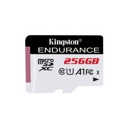Kingston 256GB microSDXC Endurance 95R/45W C10 A1 UHS-I Card Only