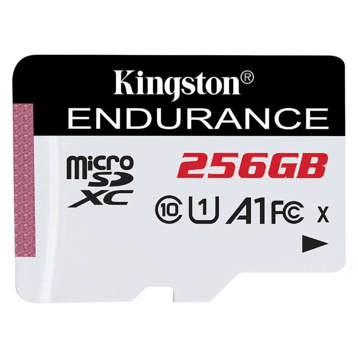 Kingston 256GB microSDXC Endurance 95R/45W C10 A1 UHS-I Card Only