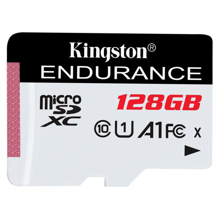 Kingston 128GB microSDXC Endurance 95R/45W C10 A1 UHS-I Card Only