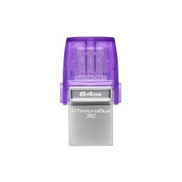 Kingston 64GB DataTraveler microDuo 3C 200MB/s dual USB-A + USB-C
