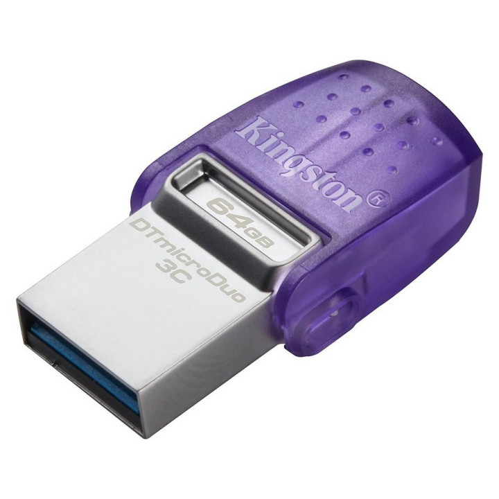 Kingston 64GB DataTraveler microDuo 3C 200MB/s dual USB-A + USB-C