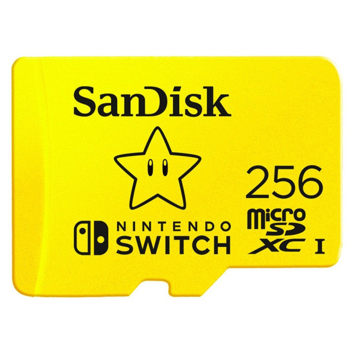 SANDISK microSDXC card for Nintendo Switch 256GB