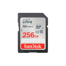 SANDISK Ultra 256GB SDXC Memory Card 150MB/s